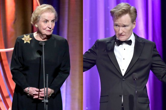 Conan O'Brien Madeline Albright