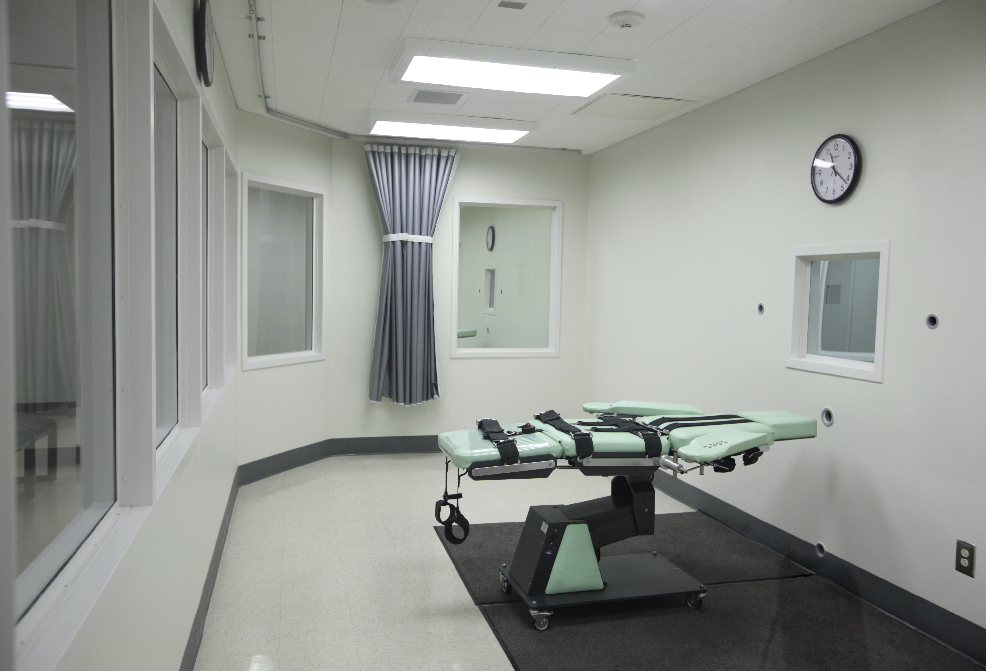 The lethal injection facility at San Quentin State Prison in San Quentin, Calif. on Sept. 21, 2010.