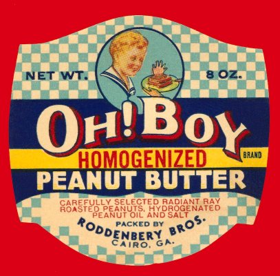 Oh! Boy Homogenized Peanut Butter