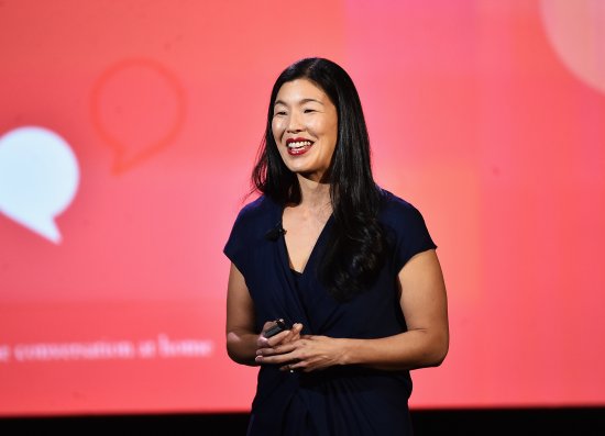 National Domestic Workers Alliance director Ai-Jen Poo speaks in Rancho Palos Verdes, Calif., on Feb. 2, 2016.