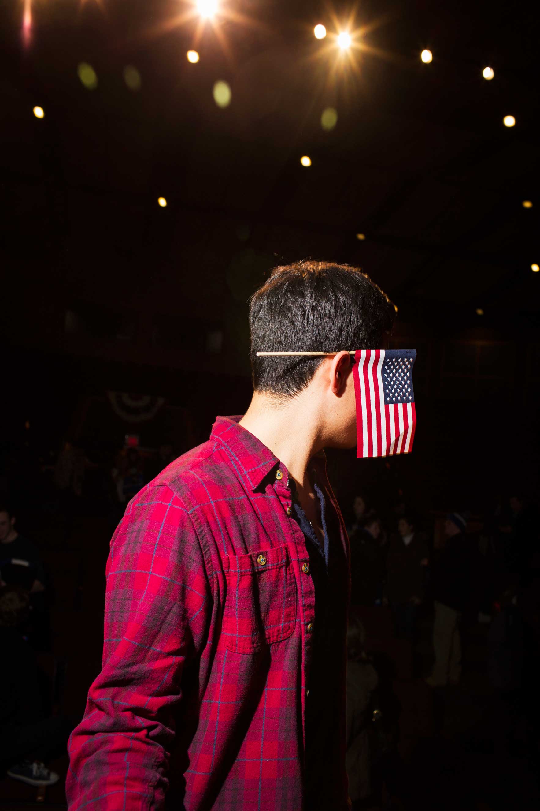 A campaign event for Democratic presidential candidate Bernie Sanders at Pinkerton Academy in Derry, N.H., on Feb. 8, 2016.