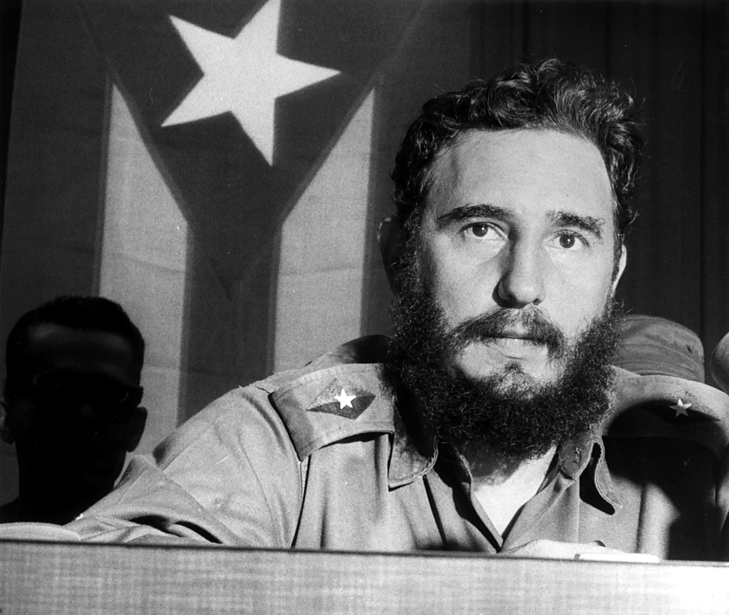 Fidel Castro - Revolutionary, Politician, Cuba*13.08.1926-adressing- 1960ies