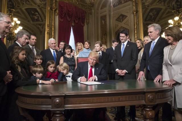 Donald Trump Is Sworn In As 45th President Of The United States