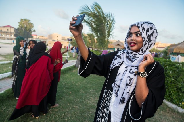 Scenes from PeacePark, a complex catering to the youth of Mogadishu.