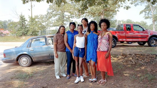 Participants in the Moore’s Ford Bridge Reenactment arrive at the First African Baptist Church in Monroe, Ga., on July 22, 2017, for the 13th annual reenactment of the lynchings.