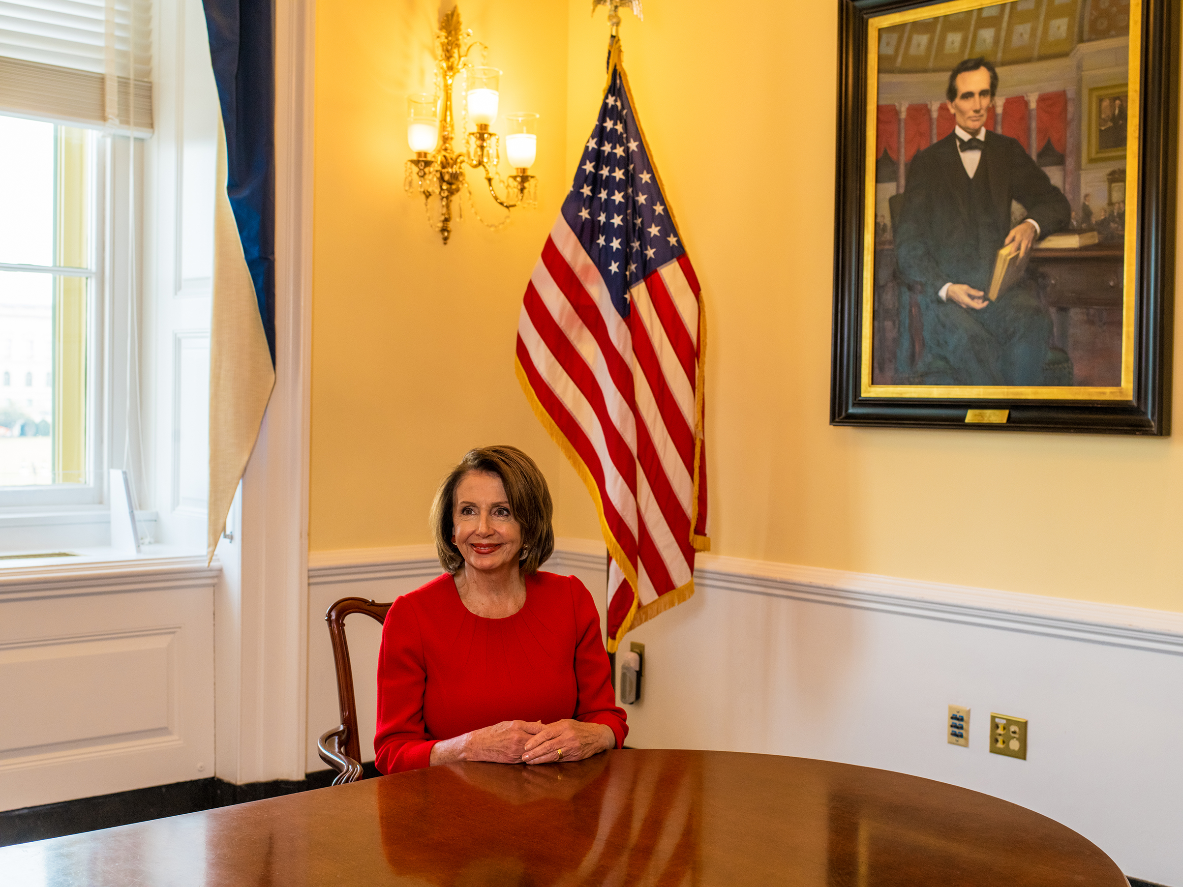 Pelosi in Capitol in February