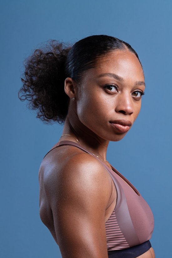 Allyson Felix in Los Angeles, on Jun 6, 2021.