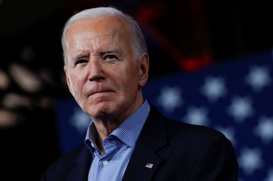 Biden at a March 9 campaign rally in Atlanta.