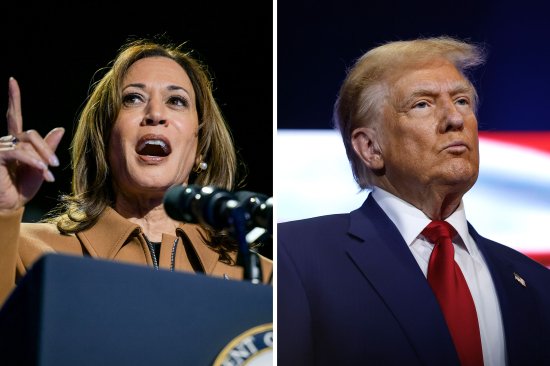 Kamala Harris in Kalamazoo, Mich., Oct. 26; Donald Trump in Zebulon, Ga., Oct. 23