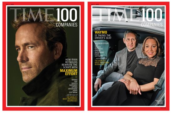 Time 100 Companies cover grid